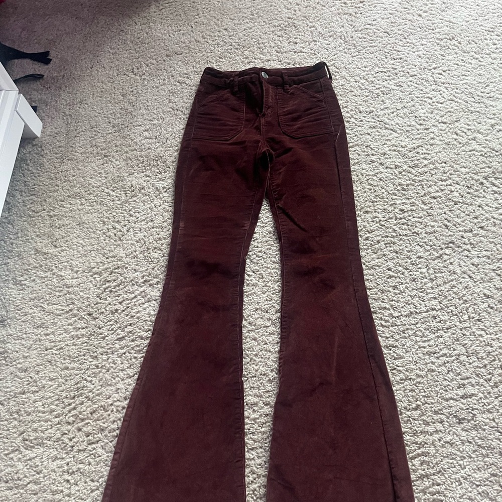 SO Maroon Corduroy Pants